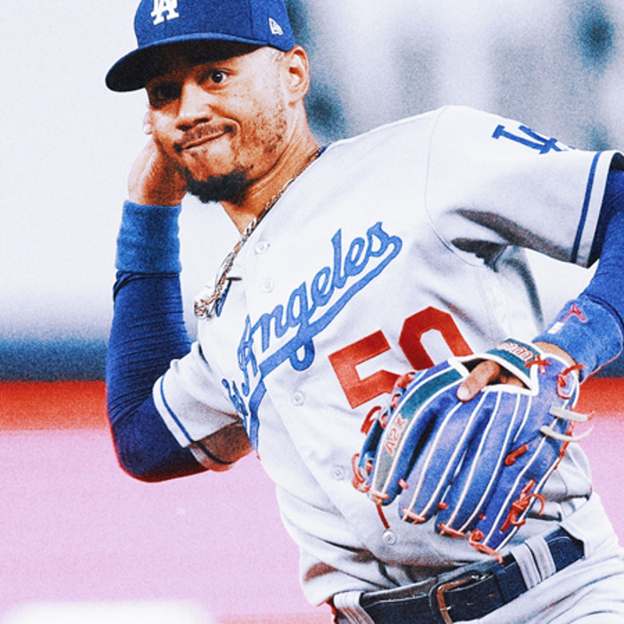 Maker of Jacket MLB Los Angeles Dodgers Mookie Betts Satin