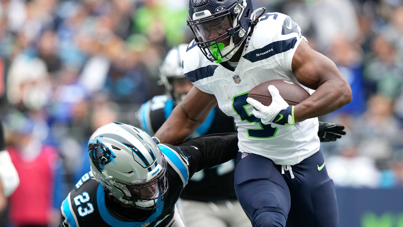 Ken Walker III, Zach Charbonnet lead Seahawks to high-powered win over Panthers