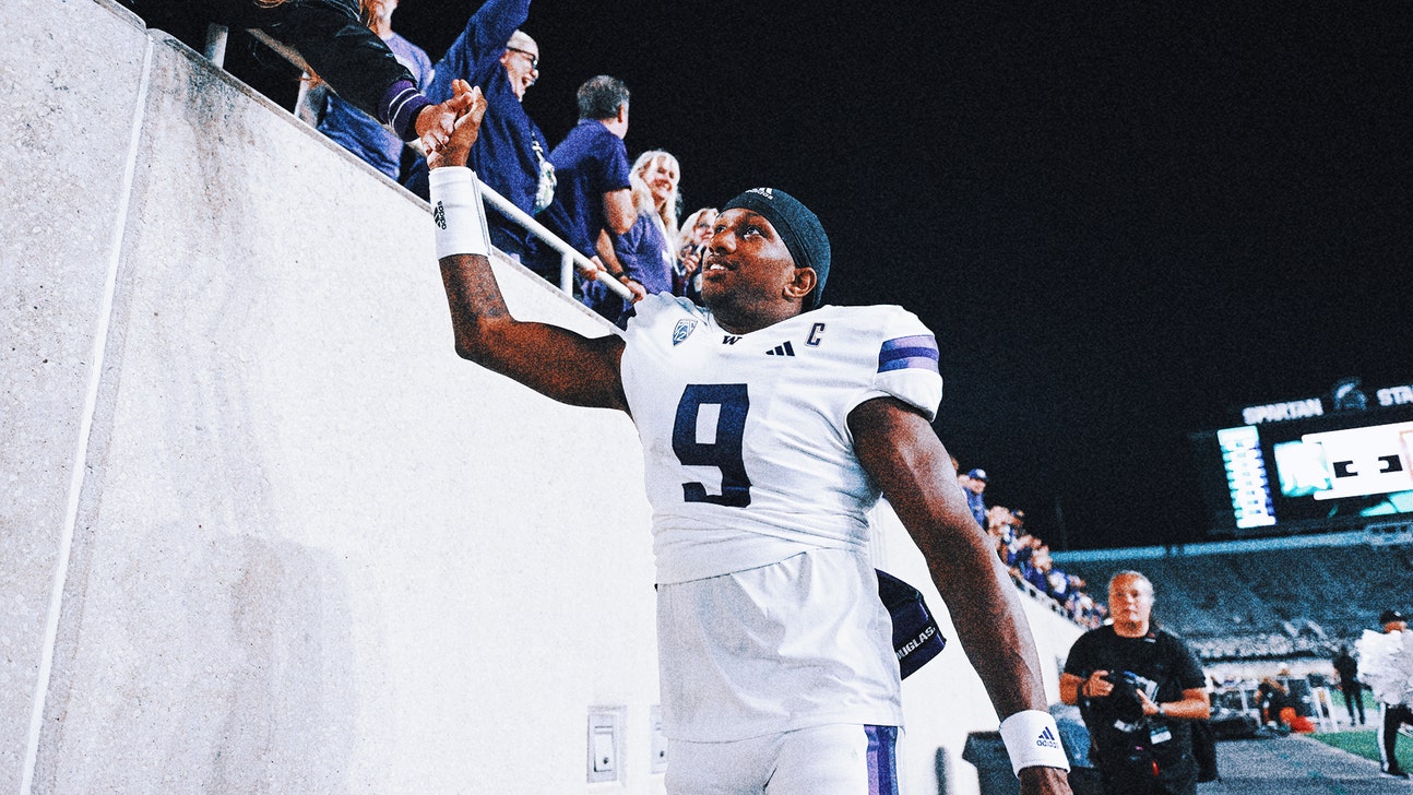 Michael Penix Jr. leads No. 8 Washington in 41-7 rout of Michigan State