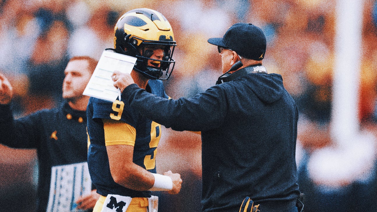 Jim Harbaugh compares Michigan QB J.J. McCarthy to Andrew Luck