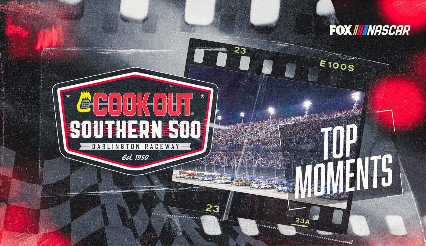 Live Updates and Top Moments from Cook Out Southern 500 NASCAR Cup Series Race at Darlington Raceway