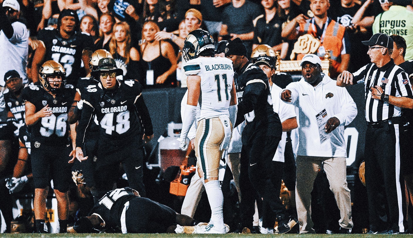 Deion Sanders And Travis Hunter Defend Colorado State's Henry Blackburn ...