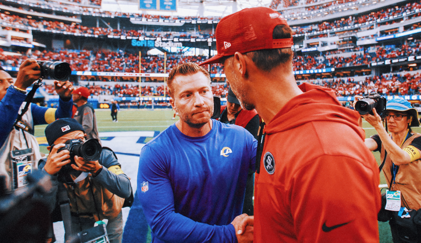 McVay seeks elusive regular-season win vs. Shanahan when Rams host 49ers