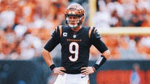 NEXT Trending Image: Joe Burrow's calf injury lingers, status unclear vs. Rams on Monday