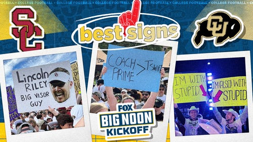 COLLEGE FOOTBALL Trending Image: Big Noon Kickoff: Best signs from USC vs. Colorado