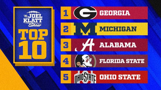Georgia on top, Florida State rising in Joel Klatt's Top 10