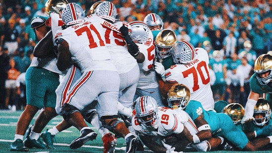 Ohio State scores last-second touchdown to beat Notre Dame
