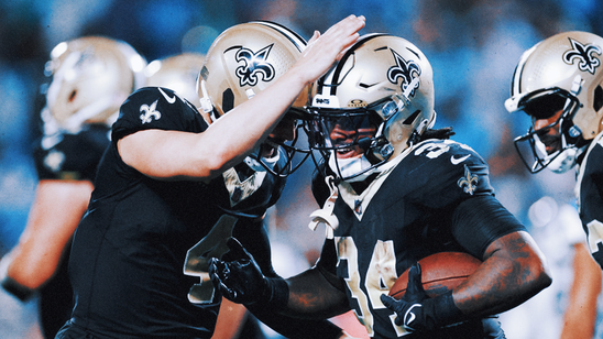 Saints — down to their last back — pull out 20-17 win over Panthers