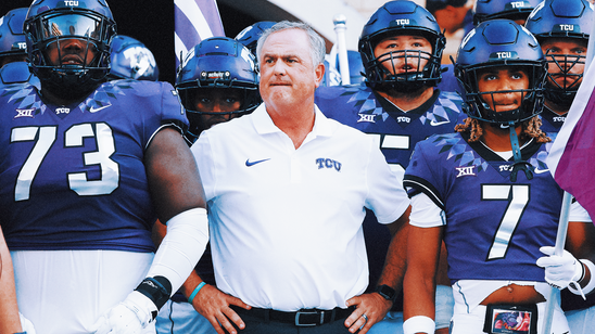 Coach says TCU has mirrored last season's CFP team. But these Frogs have a loss