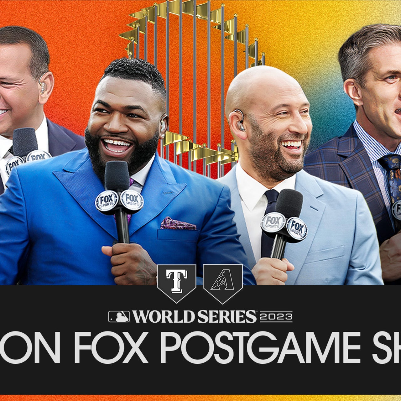 2023 World Series Game 2 postgame show: Watch A-Rod, Derek Jeter and Big  Papi live online