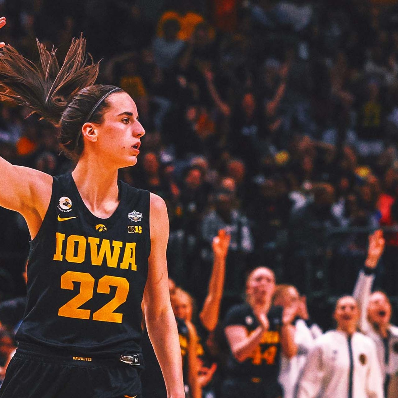 Iowa's Caitlin Clark presents UConn women's basketball with its