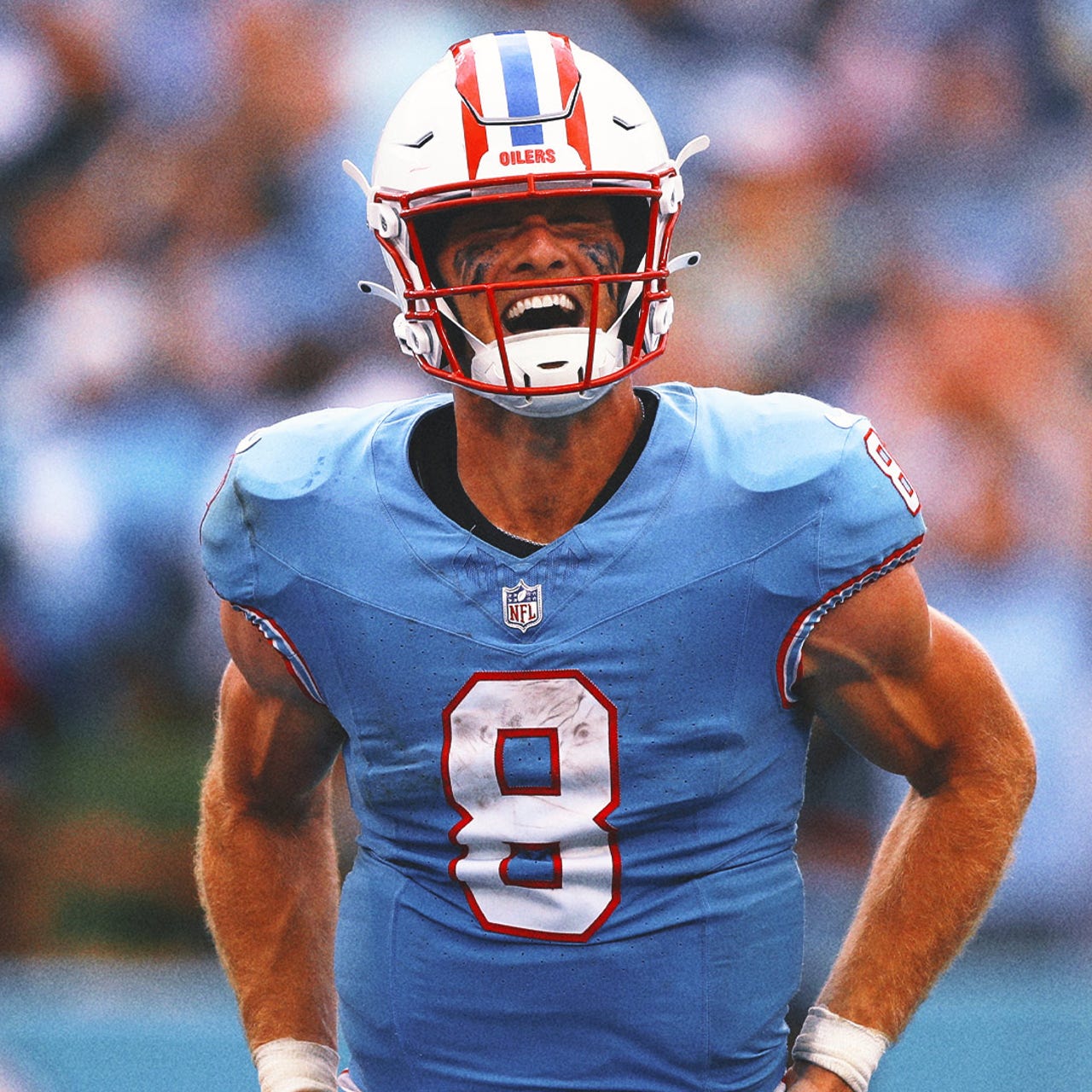 The Titans will wear Houston Oilers throwbacks Sunday against the Texans FOX Sports