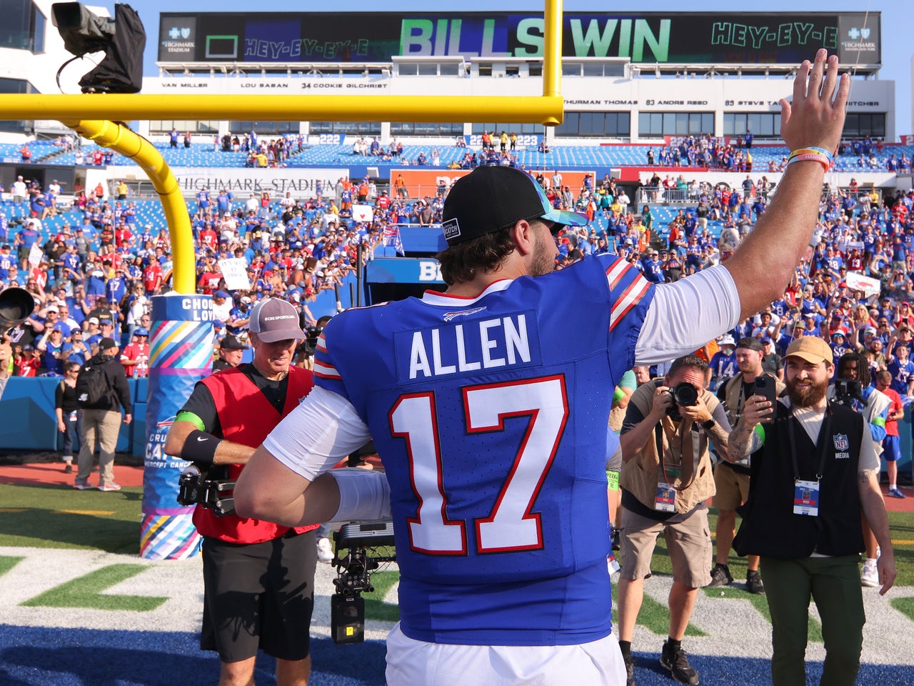 Josh Allen earns his first playoff win with strong performance vs