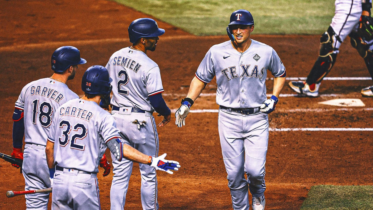 Rangers catch fire despite Adolis García injury, rout D-backs for 3-1 World Series lead