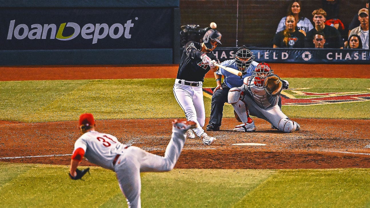 Diamondbacks rally behind young hitters to stun Phillies, tie NLCS 2-2
