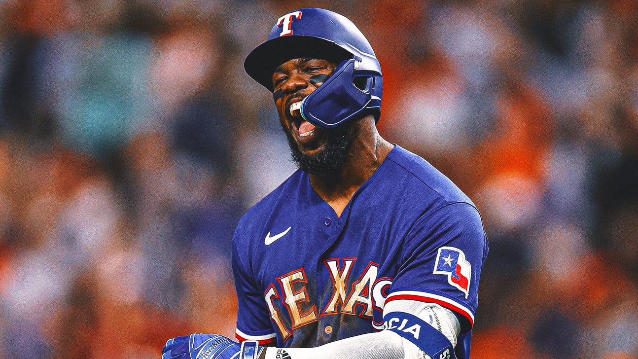 Power Rangers: Adolis García homers propel Texas past Astros, into World  Series | FOX Sports