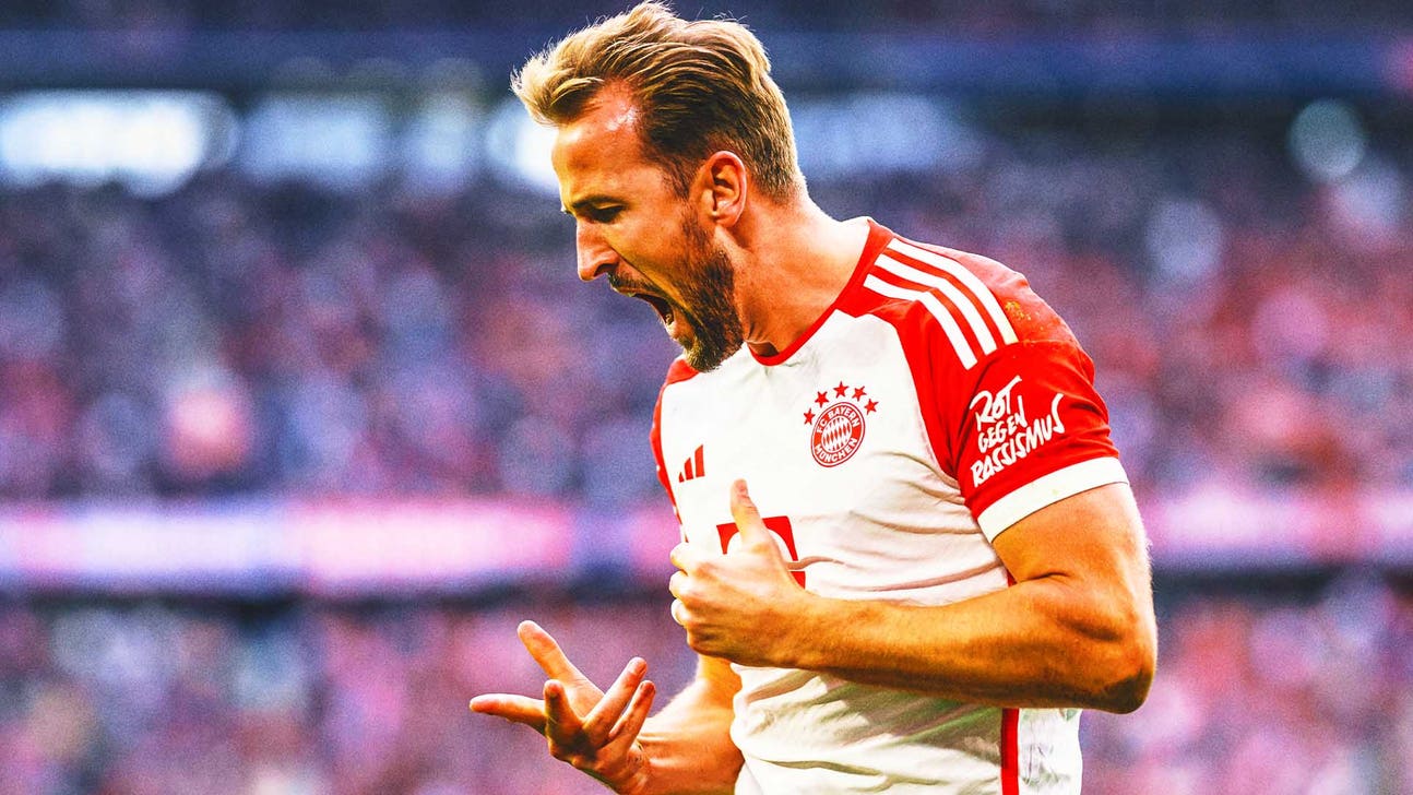Harry Kane imitates David Beckham, scoring from 60 yards out for Bayern Munich