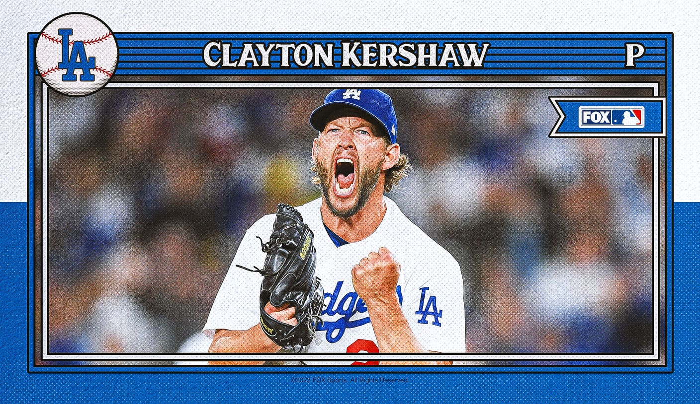 MLB on FOX - The energy from Clayton Kershaw tonight