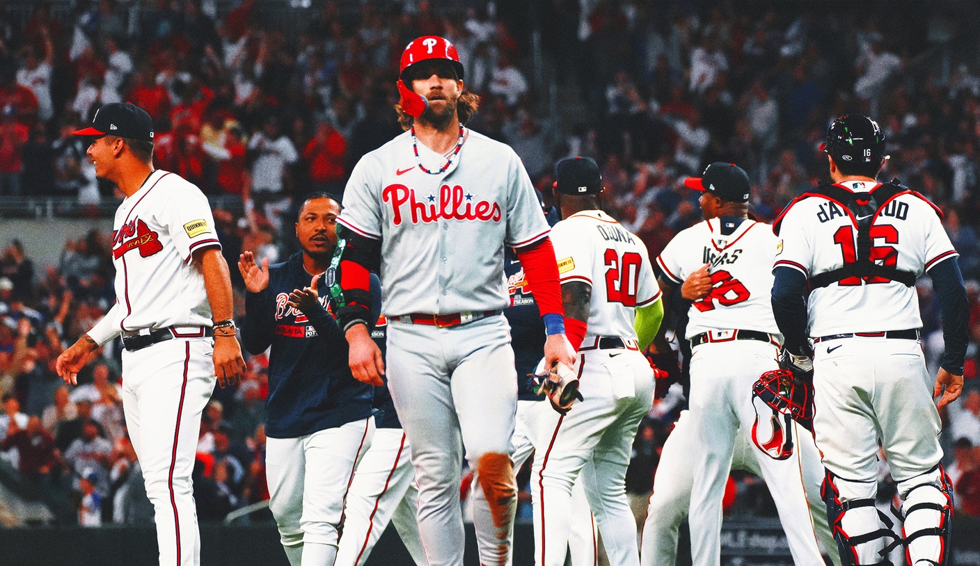 Phillies' Bryce Harper has subtly heartbreaking reaction to canceled games