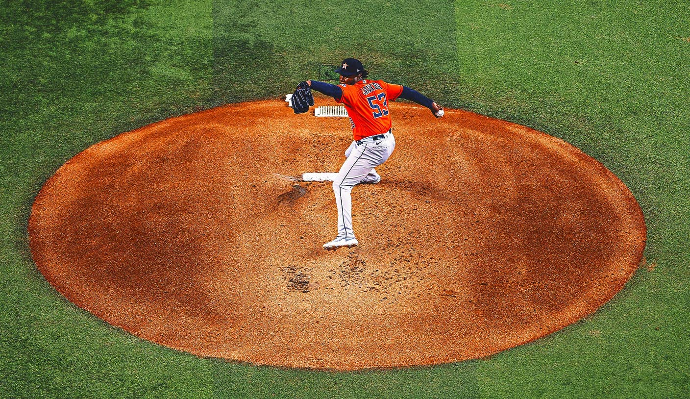 Astros pitcher Cristian Javier's dad saw him pitch for first time