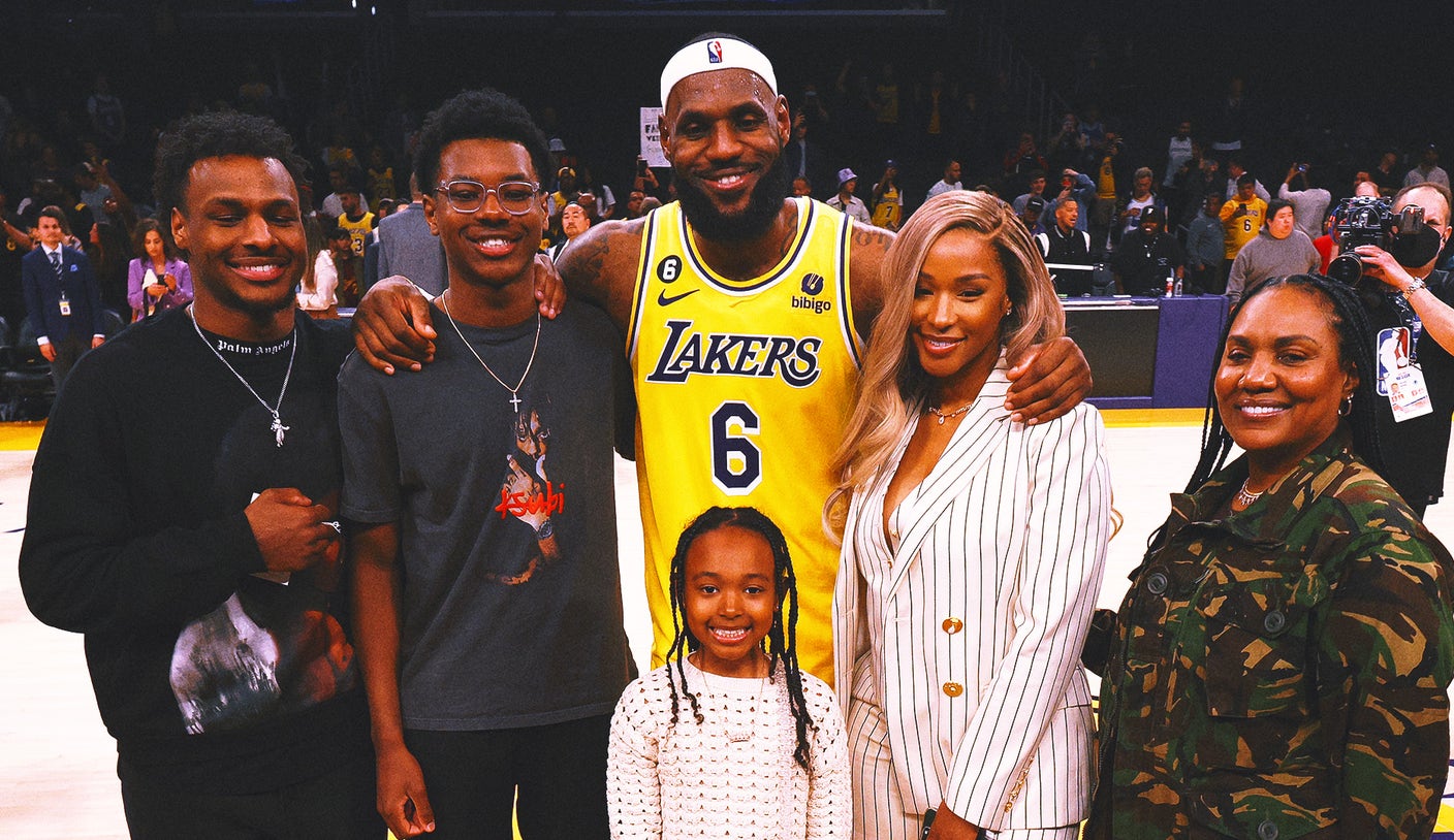 LeBron James goes full sports dad mode at daughter's volleyball