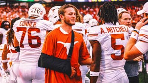 NEXT Trending Image: Texas QB Quinn Ewers reportedly will miss time with AC joint sprain