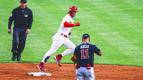 MLB Trending Image: It's personal: Bryce Harper's two homers lift Phillies to 2-1 series lead over Braves