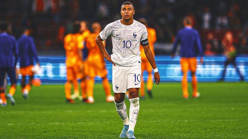 EURO QUALIFYING Trending Image: Kylian Mbappé scores twice as France beats Netherlands to qualify for Euro 2024