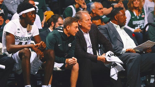 COLLEGE BASKETBALL Trending Image: Tom Izzo gets emotional as son, Steven Izzo, makes free throws in MSU exhibition