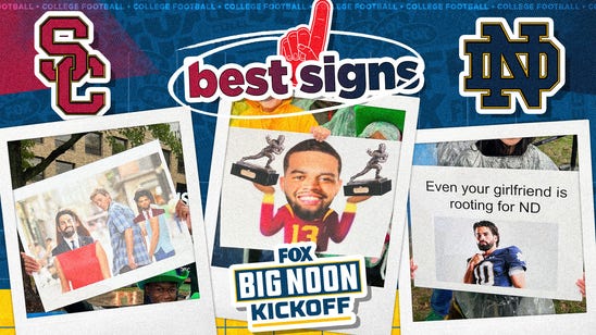 Big Noon Kickoff: Best signs from USC vs. Notre Dame