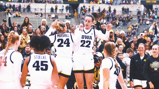 Iowa's Caitlin Clark records triple-double in front of record 55,646 fans