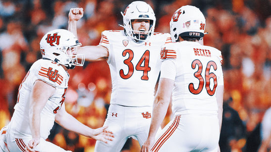No. 14 Utah hits last-second field goal for 34-32 victory over No. 18 USC