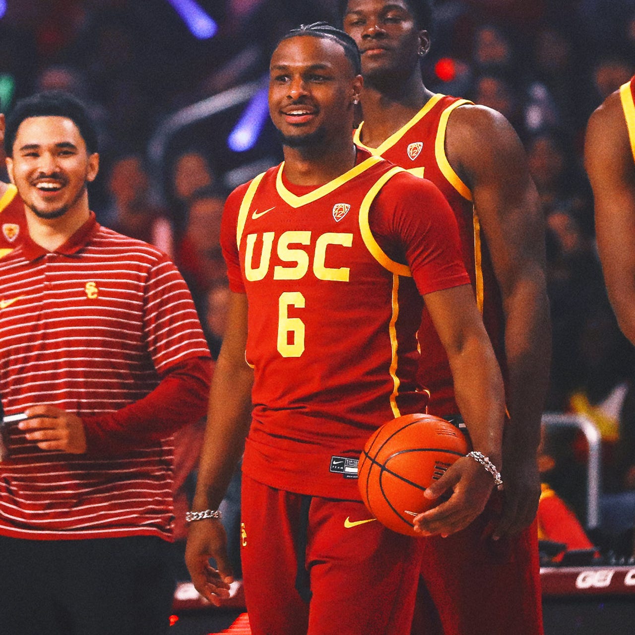 Bronny james shop first game