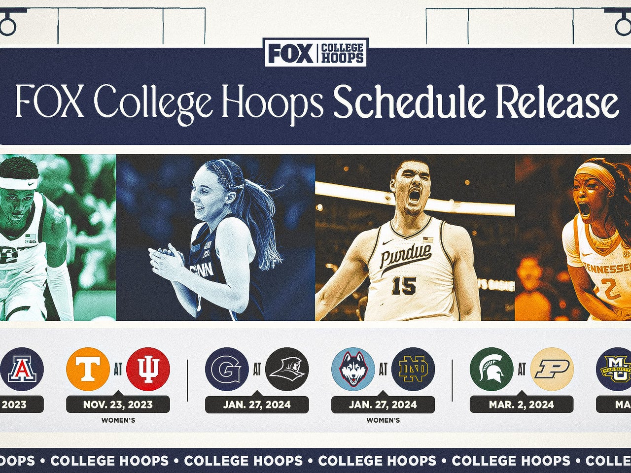 FOX 2023-24 college basketball schedule: 10 dates to circle, how to watch |  FOX Sports