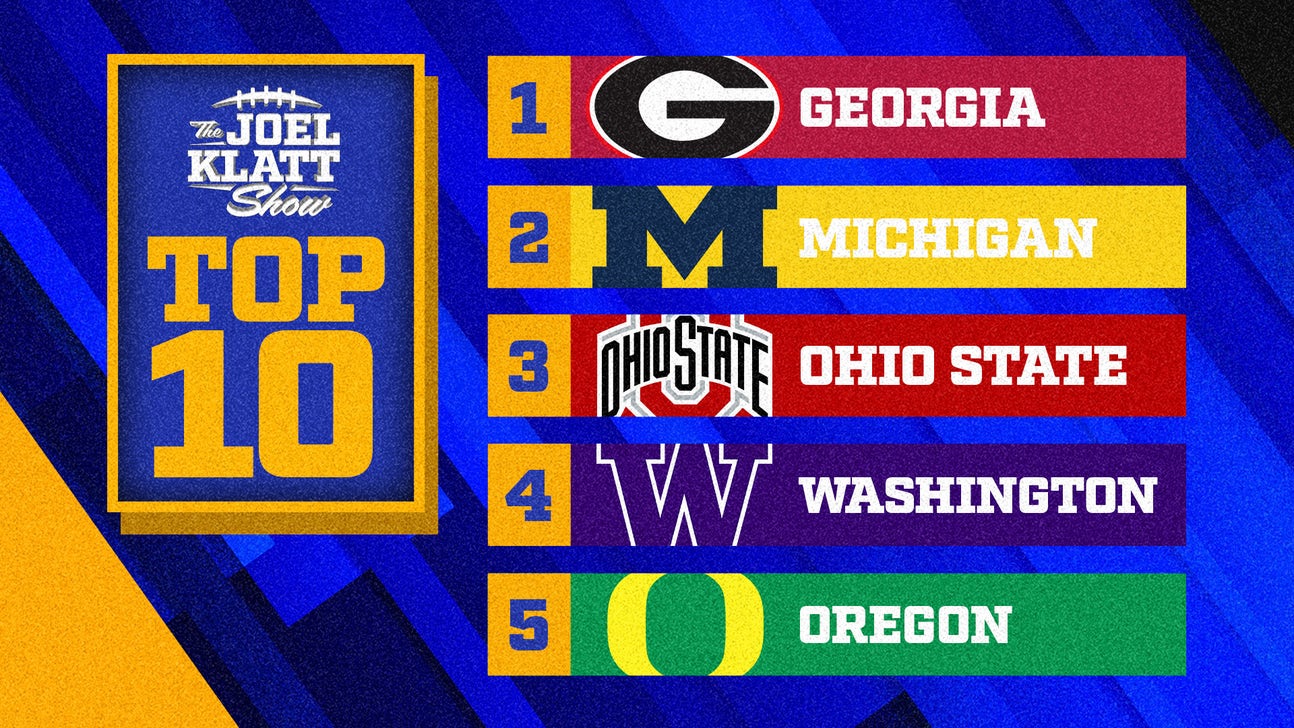 2023 college football top 10 rankings: Joel Klatt's top 10 teams after Week 12