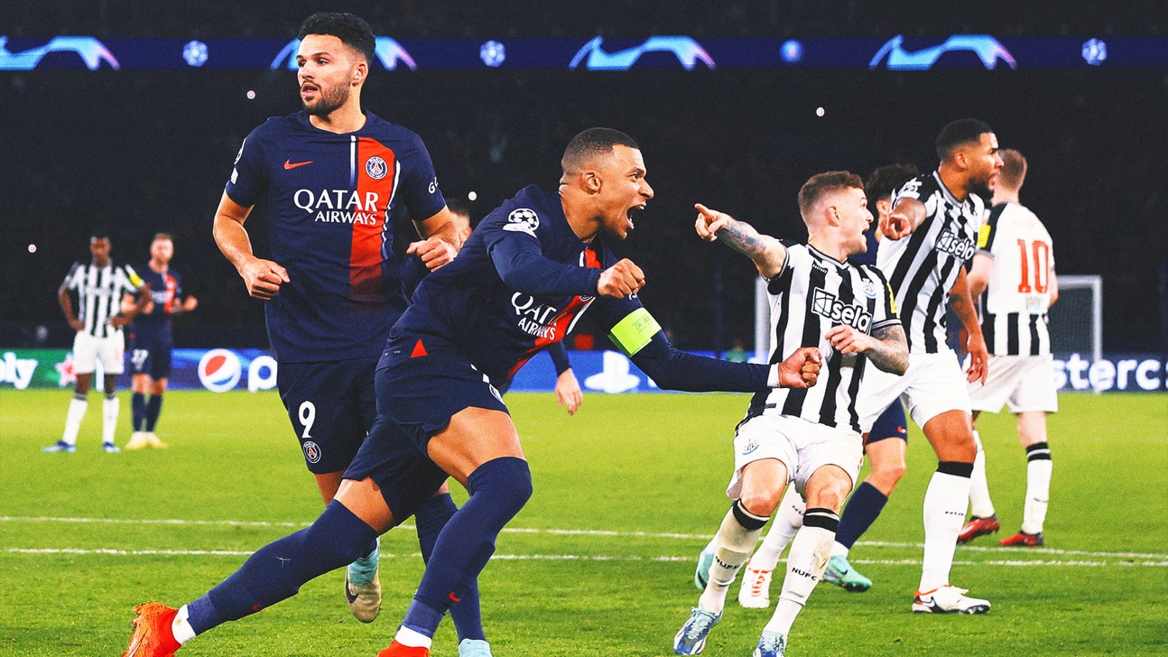 Kylian Mbappé's penalty rescues draw for PSG against Newcastle in Champions League