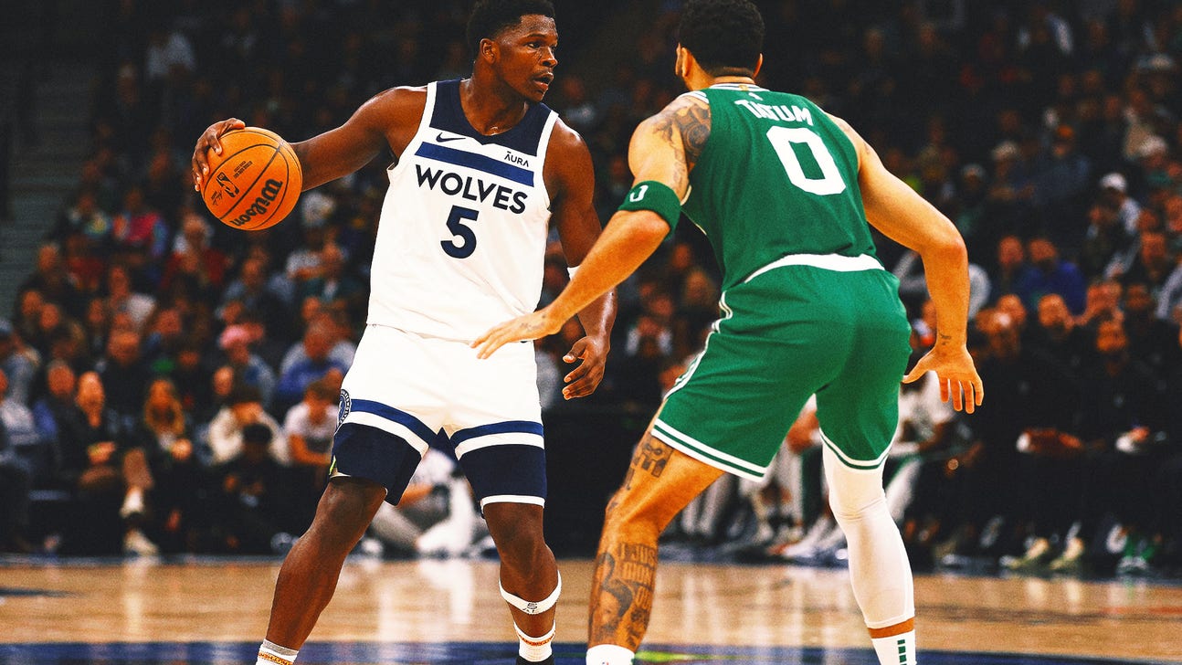 Anthony Edwards scores 38 points as Wolves hand Celtics first loss of season