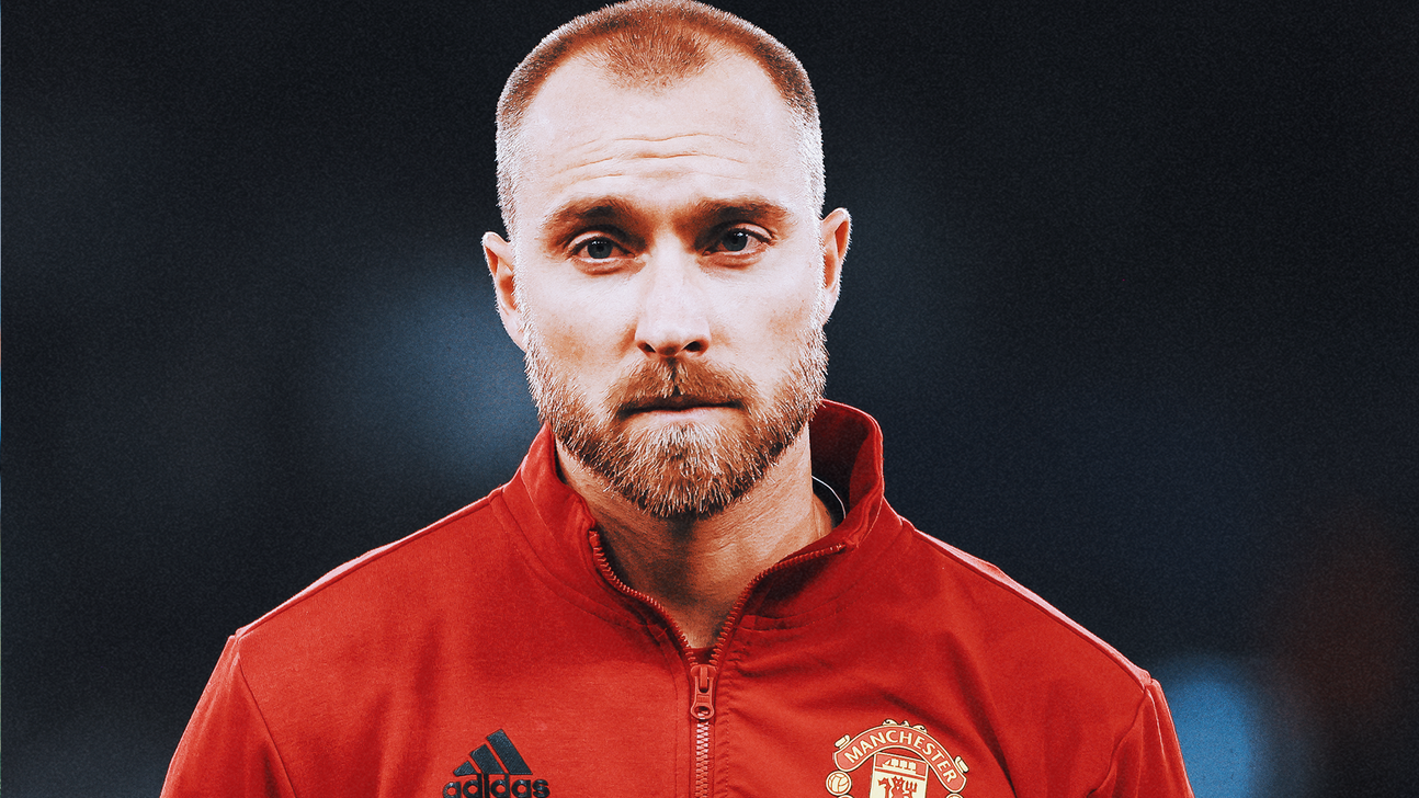 Man United’s Christian Eriksen injures knee in Premier League game against Luton