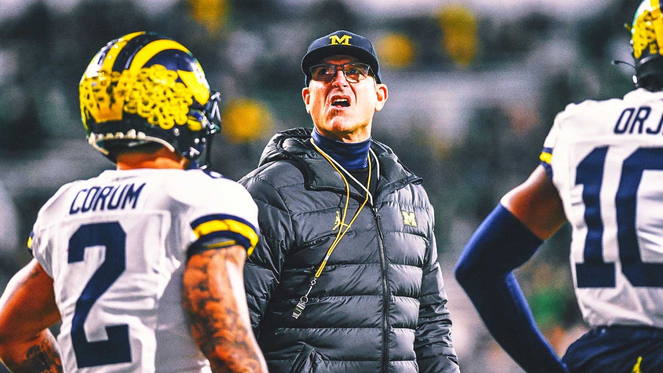 Jim Harbaugh leans into adversity angle, calls Michigan 'America's team'