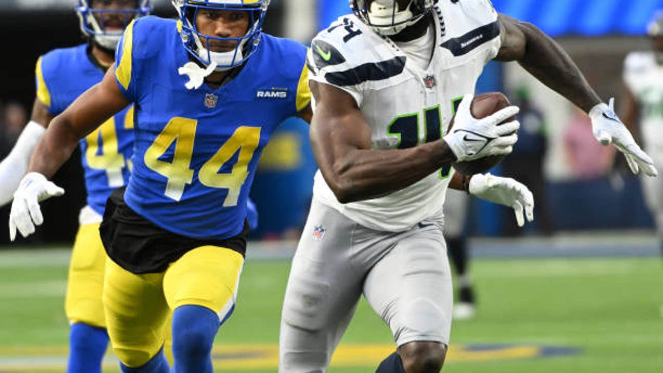 Los Angeles Rams play the Seattle Seahawks