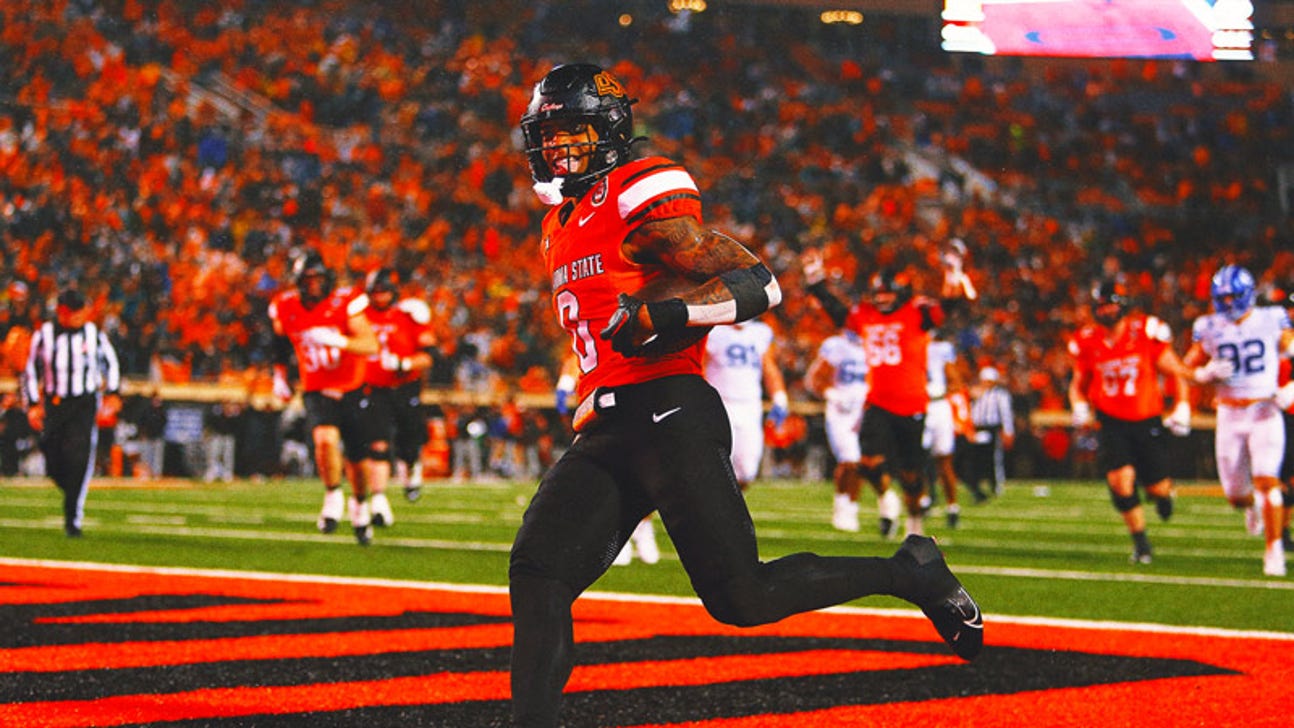 Ollie Gordon II’s 5 TDs Lead Oklahoma State Past BYU In 2OT, Into Big ...