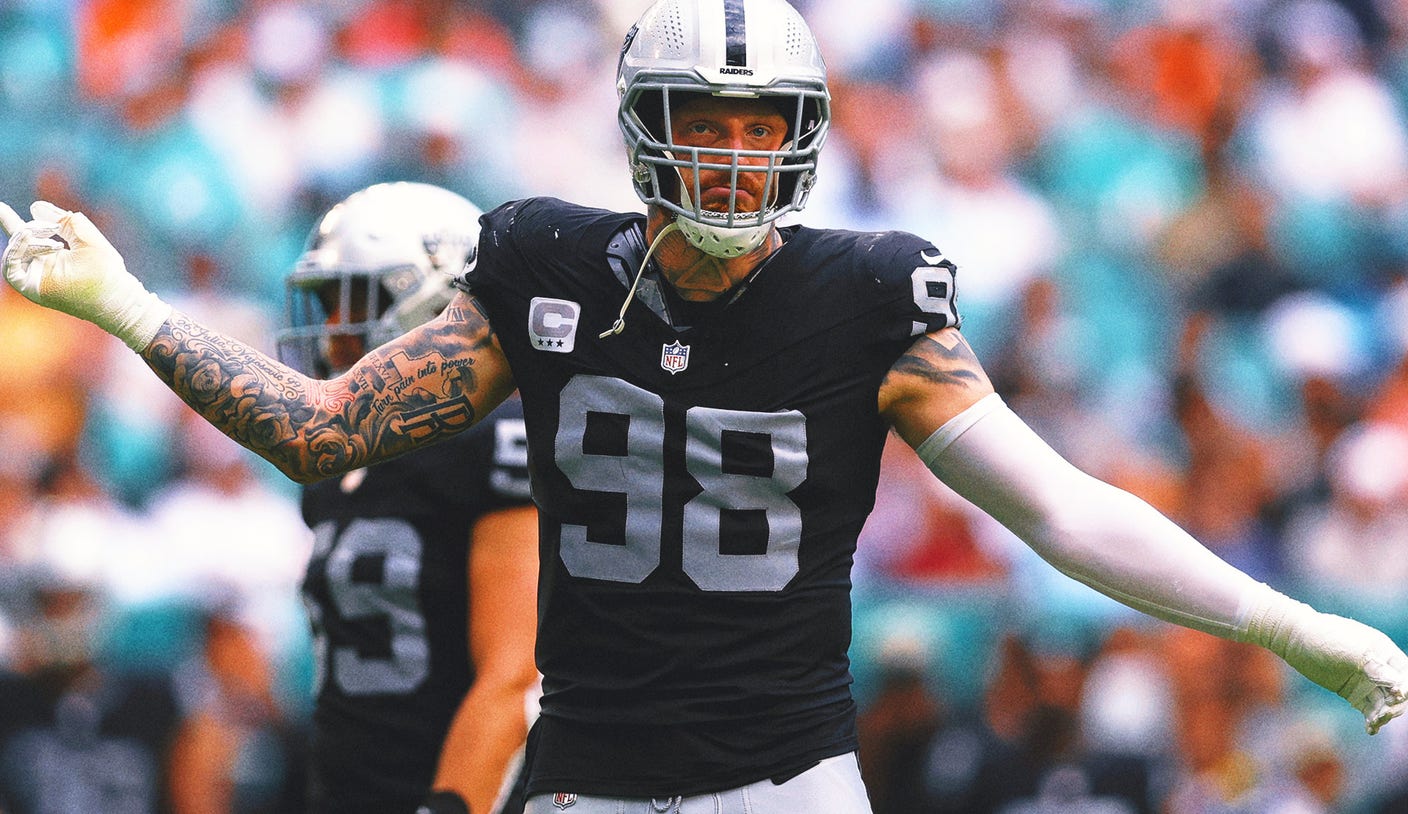 Raiders’ Maxx Crosby says knee is ‘feeling better than ever’