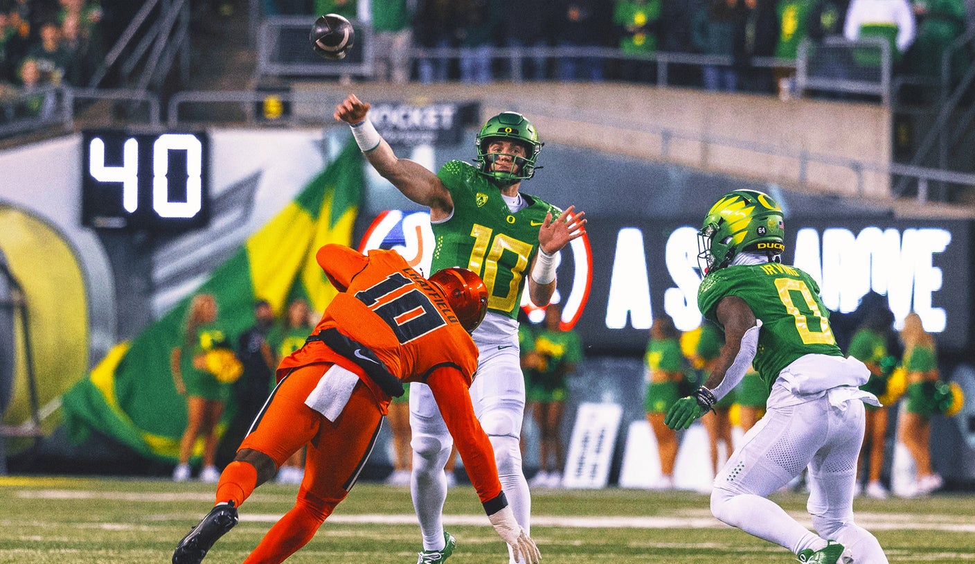 Oregon Defeats Oregon State 31-7, Secures Spot In Pac-12 Championship ...