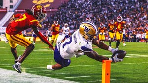 NEXT Trending Image: Washington outlasts USC, 52-42, as Dillon Johnson rushes for 256 yards