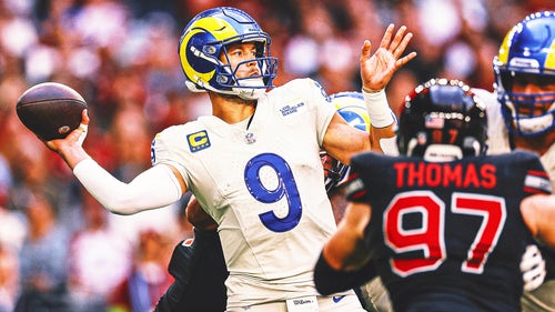 NEXT Trending Image: Matthew Stafford throws season-high 4 TDs as Rams roll to 37-14 win over Cardinals