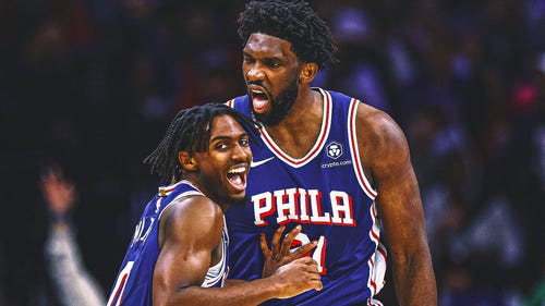 NBA Trending Image: Joel Embiid, Tyrese Maxey lead 76ers to sixth straight win, topping the Boston Celtics