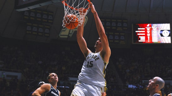 Zach Edey notches double-double as No. 3 Purdue routs Samford 98-45 on opening night