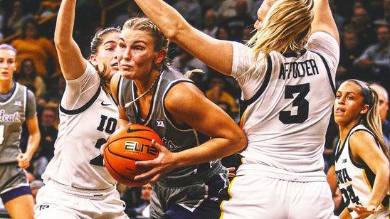 Caitlin Clark, No. 2 Iowa struggle offensively and fall 65-58 to Kansas State