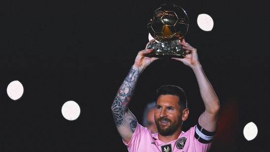 Lionel Messi's 8th Ballon D'Or trophy celebrated by Inter Miami in exhibition match