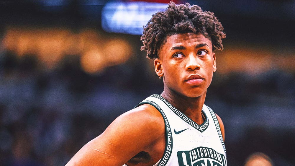 Jeremy Fears' 26 Points Help No. 10 Michigan State Beat No. 5 Illinois in OT